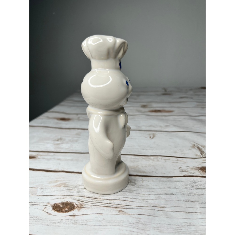 Pillsbury Doughboy Ceramic Coin Bank White Vintage Poppin Fresh Mascot 8in - Picture 3 of 7